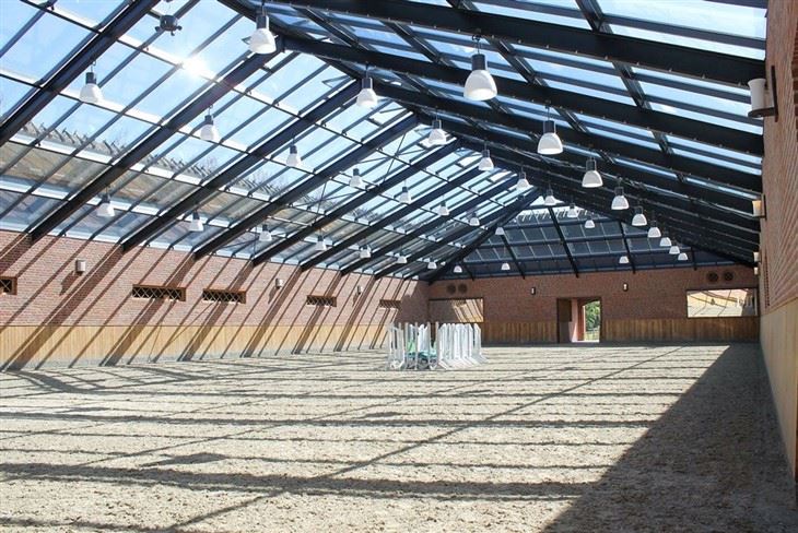 Galvanized Horse Stalls