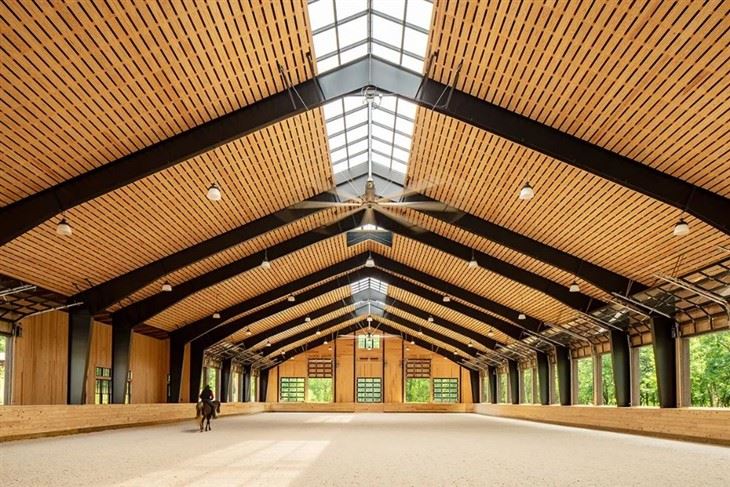 Galvanized Horse Stalls